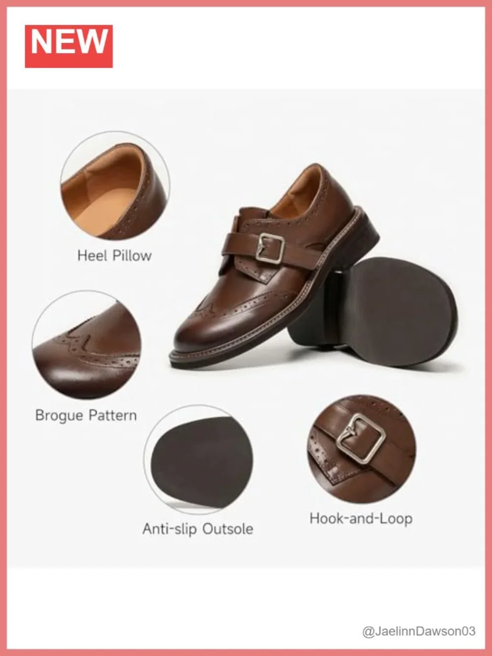 Women's Genuine Calfskin Leather Monk Strap Loafers with Sheepskin Lining,